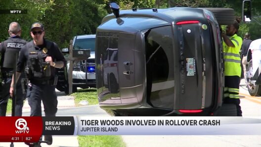 Tiger Woods Rollover Crash Jupiter Island Florida - Martin County Sheriff Investigation | WPTV