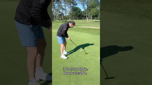 The tee shot was confident. The putt was pure survival mode. Glen Oaks Golf Course, Farmington Hills