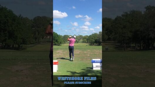 Tom Whitney golf swing on the driving range Valspar Championship #shorts #golfcourse #golf