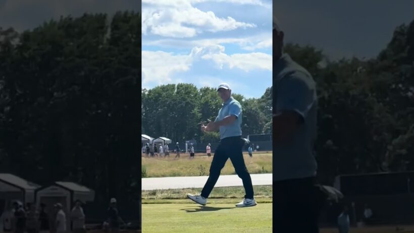 Rory Mcilroy HANDLES  hecklers!!!!!! #shorts #golf #pga