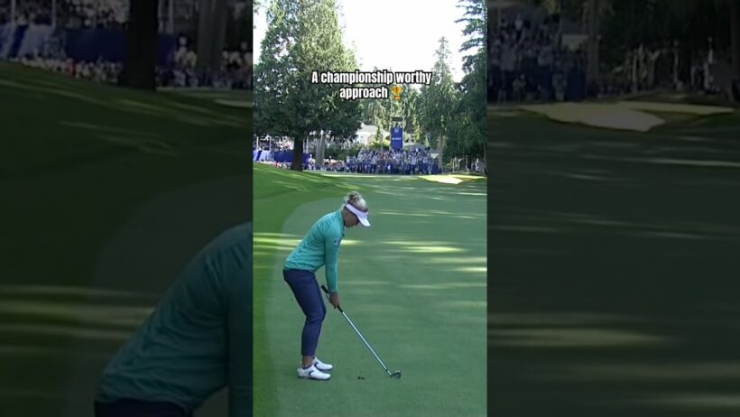 The approach that clinched Brooke Henderson’s 2016 KPMG Women’s PGA victory 🏆 #LPGALookback