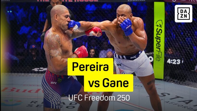 Alex Pereira vs Ciryl Gane | UFC Freedom 250 | DAZN Highlights