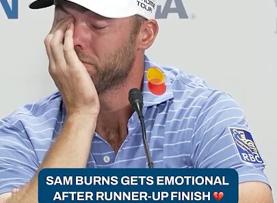 Heartbreak for Sam Burns 💔 - YouTube