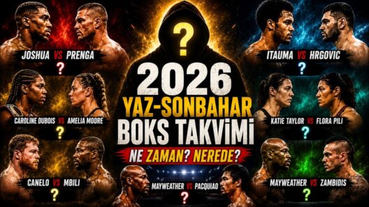 İŞTE 2026 YAZ VE SONBAHAR BOKS TAKVİMİ!