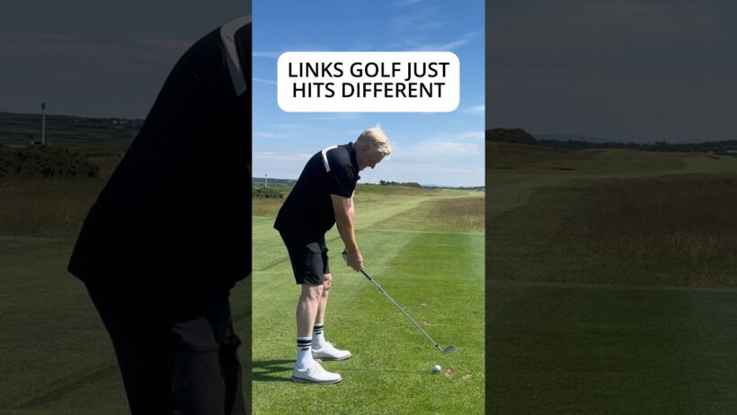 Unreal day on the links @castlerockgolfclub 👌Nothing beats links golf. #linksgolf #golf #golfswing