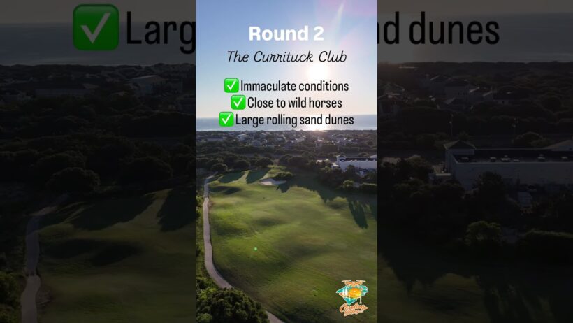 OBX Golf is 🔥 what’s your favorite OBX golf course? #obx #outerbanks #golf #ncgolf #golfresort