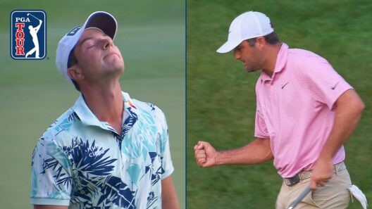 Scottie Scheffler comes up CLUTCH on 72nd hole to force playoff with Viktor Hovland! | Travelers