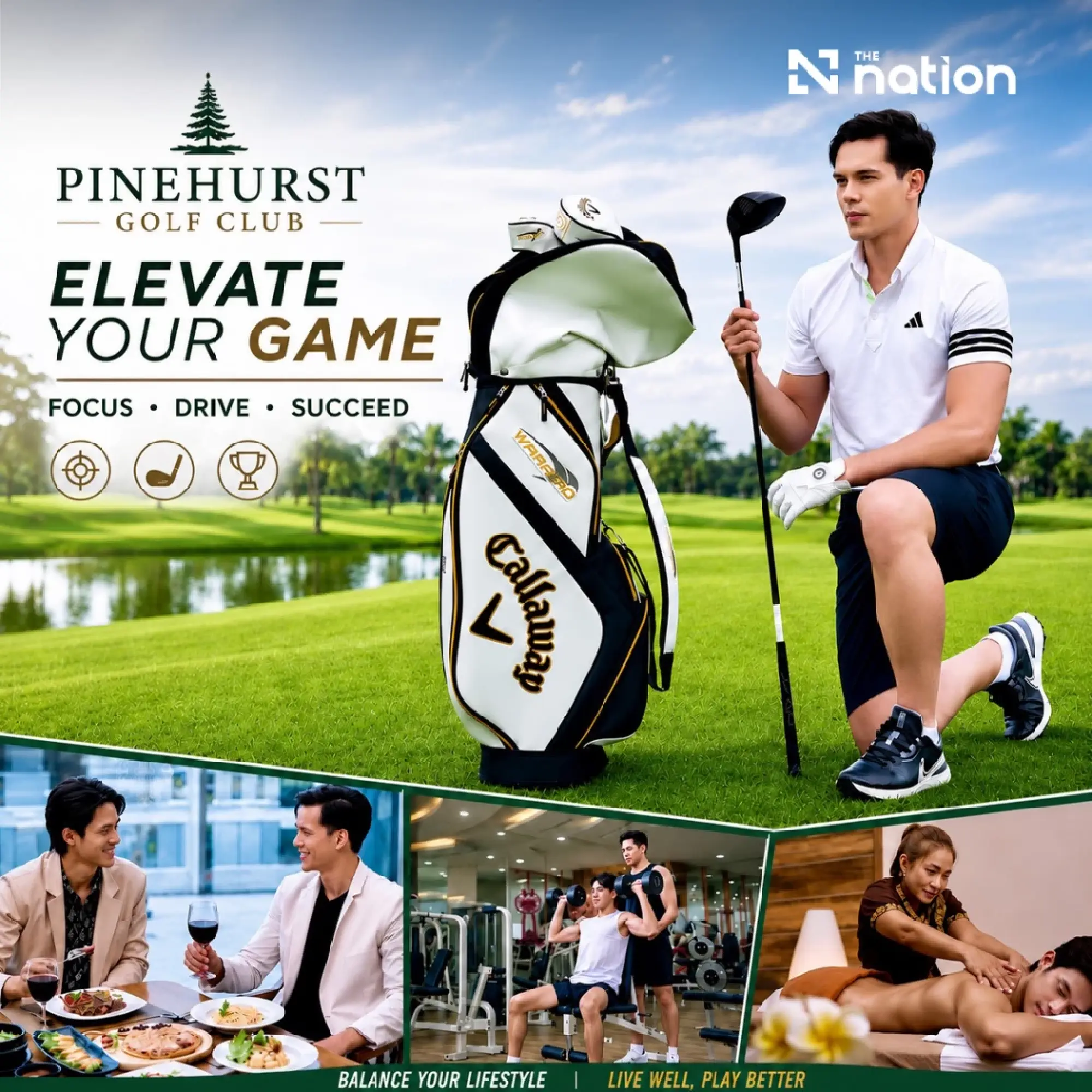 Pinehurst Golf Club Embraces the Micro Vacation Trend with New Driving Range, Positioning Itself as Bangkok's Premier Golf & Lifestyle Destination