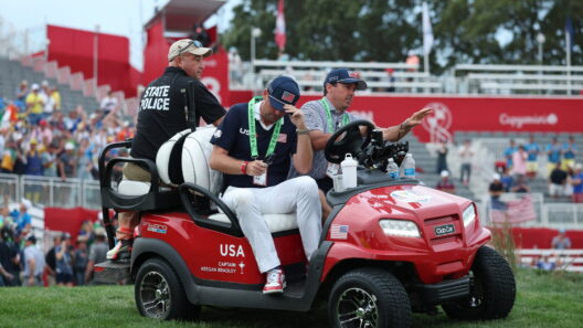 Keegan Bradley at the 2025 Ryder Cup