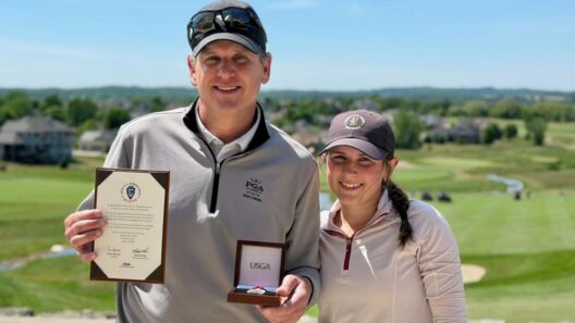 David Roesch takes his daughter to work and caddie Addison Roesch helps her dad take the final step to reach his first U.S. Senior Open | Men's Professional