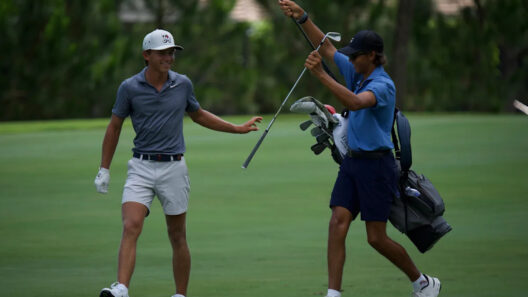 WATCH: Charlie Woods caddies for Miles Russell at US Open qualifier