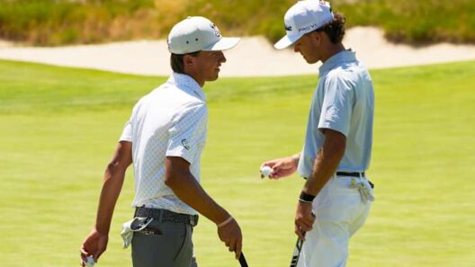 Amateur stars Russell and Koivun play together in the US Open's 'future of golf' pairing