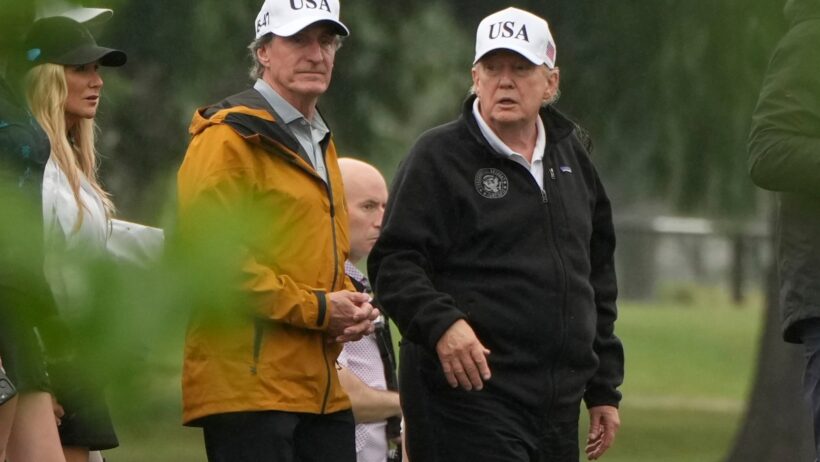Trump says his renovation plans for a golf course will have Washington hosting a ‘major’ tournament