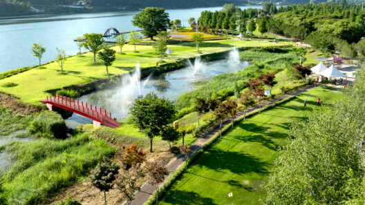 A view of the Sancheoneo Park Golf Course in Hwacheon, Gangwon Province. Photo courtesy of Hwacheon County - Seoul Economic Daily Sports News from South Korea