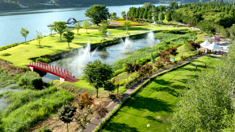 A view of the Sancheoneo Park Golf Course in Hwacheon, Gangwon Province. Photo courtesy of Hwacheon County - Seoul Economic Daily Sports News from South Korea