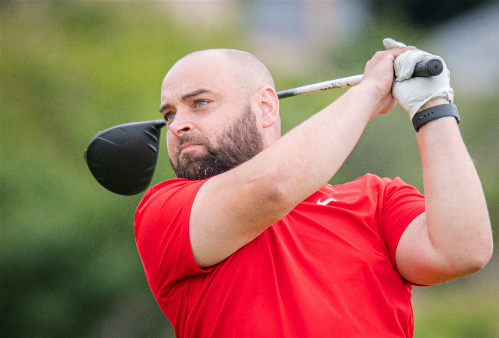 Kane Carr. Competitors take part in the 2026 Moray Golf Club Five Day Open at Moray Golf Club, Lossiemouth. Picture: Daniel Forsyth.