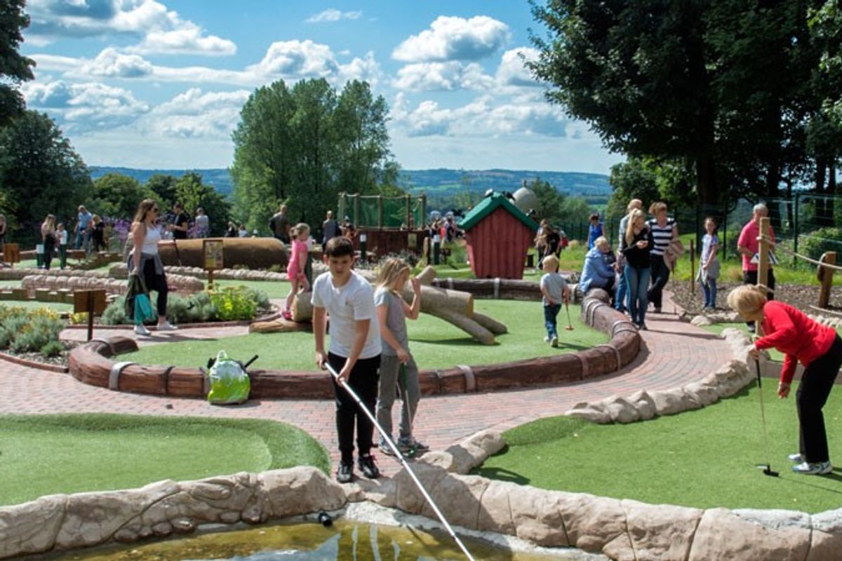 18-hole adventure golf at Haigh Woodland Park