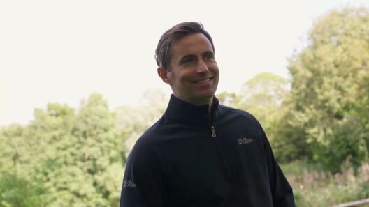 Oscar Jacobson Mens Trent Tour Golf Sweater - Only Available At Golfbase.co.uk
