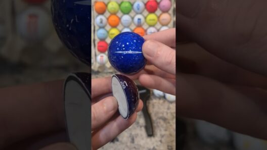 Chopping the World's Most Beautiful Golf Ball IN HALF 😭 Vice Pro Galaxy!