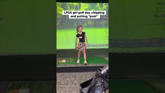 Loving her swing! Shes so natural! #golfgirl #golfmom #golflife