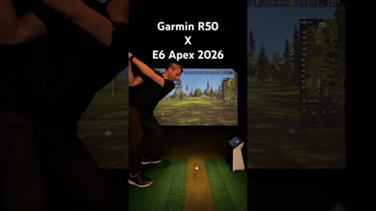 This Golf Simulator has 15,000+ Detailed Courses! #golf #golfgear #golfsimulator
