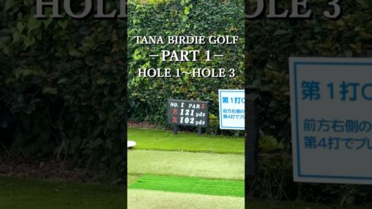【Hole1～Hole3】田名バーディーゴルフで支配人とラウンドしてみたPART1