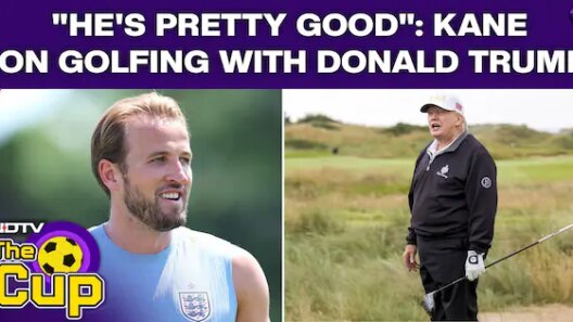 Harry Kane Calls Golf Round With Donald Trump "A Pretty Surreal Experience"