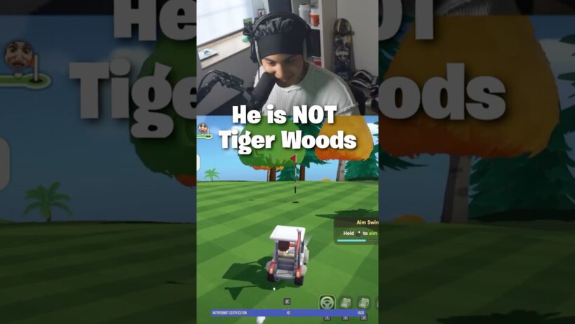 Bro is BETTER than Tiger Woods | Game: Super Battle Golf #gaming #superbattlegolf