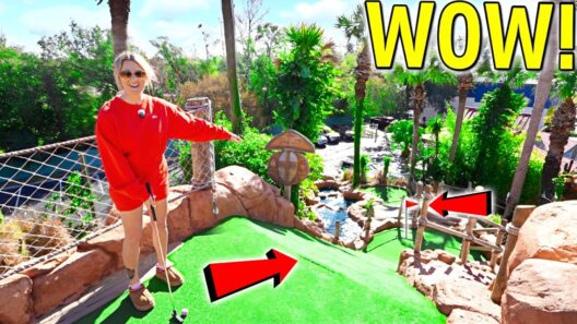 This Mega Mini Golf Match Was CRAZY!