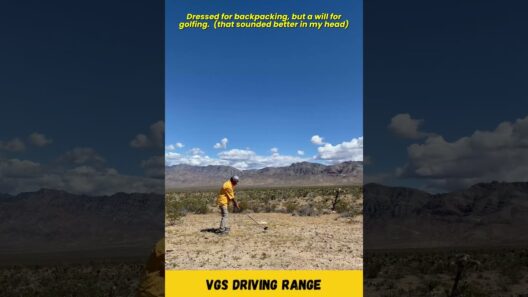 "Golf Range" Located in Nowhere, USA   #golf #golfswing #shottracer #desert