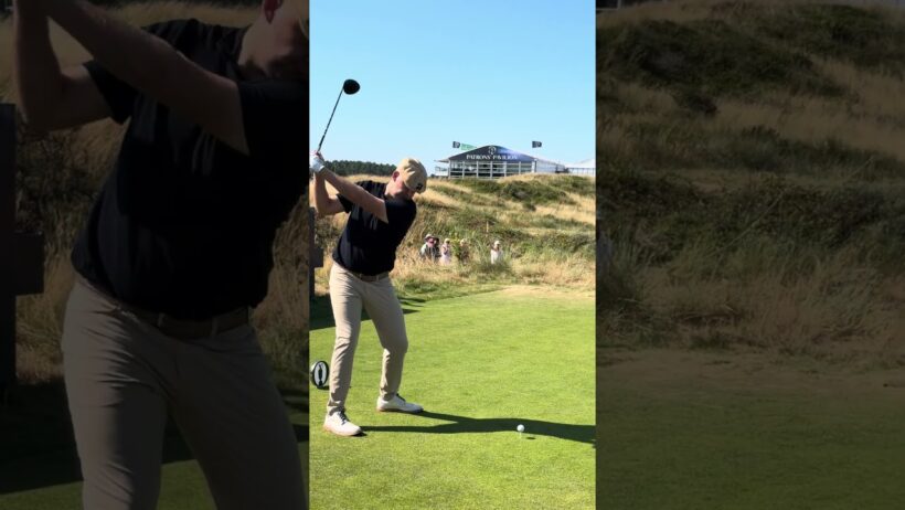 HARRY HALL GOLF SWING! / From The Open at Royal Birkdale! #golfswing #golf #golfer