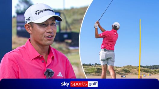 Collin Morikawa iron MASTERCLASS at the Open Zone
