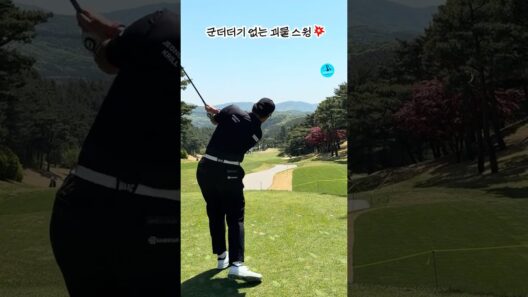 간결한 스윙, 압도적 비거리⛳ #정찬민2026