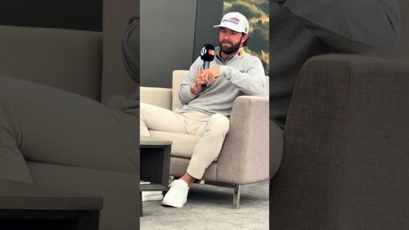 Cameron Young discusses the effect of good playing partners - Ludvig Aberg and Wyndham Clark #golf