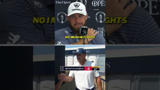 Tyrrell Hatton: "It shouldn't surprise anyone" that Bryson is playing well #shorts #golf #open