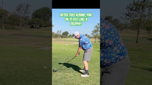 When PAR on 17 Feels Like the Biggest Win of Your Life ⛳🔥 #golfshorts #golf