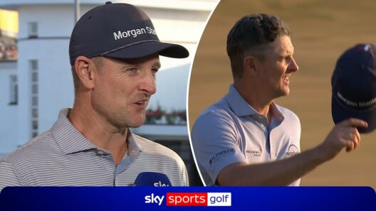 Justin Rose thanks fans for support after disappointing week at Open