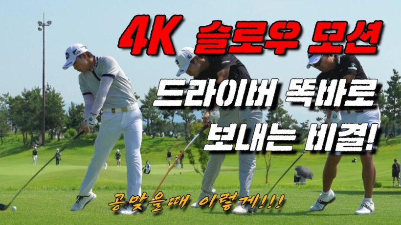 드라이버 똑바로 보내는 프로들의 비결!