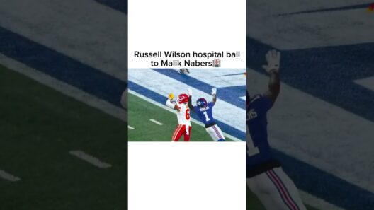 Russell Wilson's Dangerous Hospital Ball to Malik Nabers! Is He Putting His Receiver at Risk? 😱