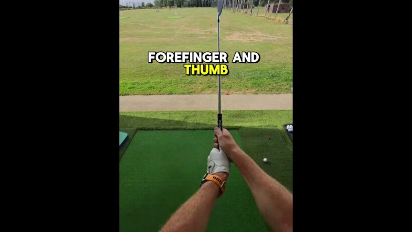 How to grip a golf club #golfgear #pov #tips