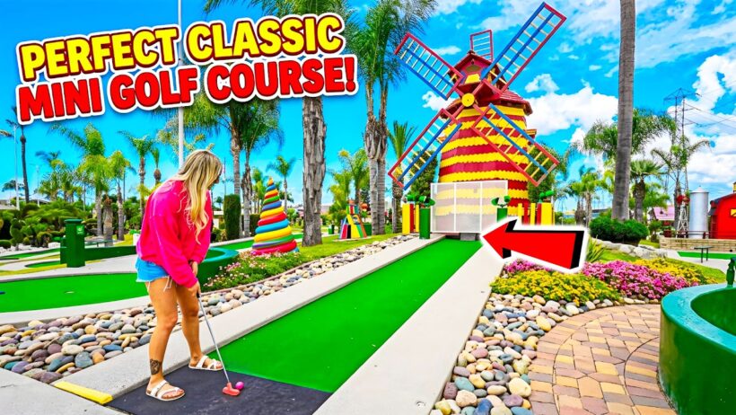 This Old School Mini Golf Course is PERFECT!