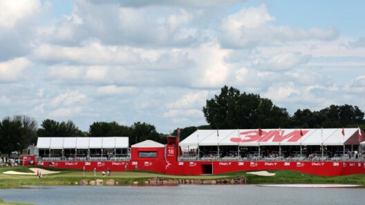 Where do PGA Tour golfers lose the most golf balls in the water?