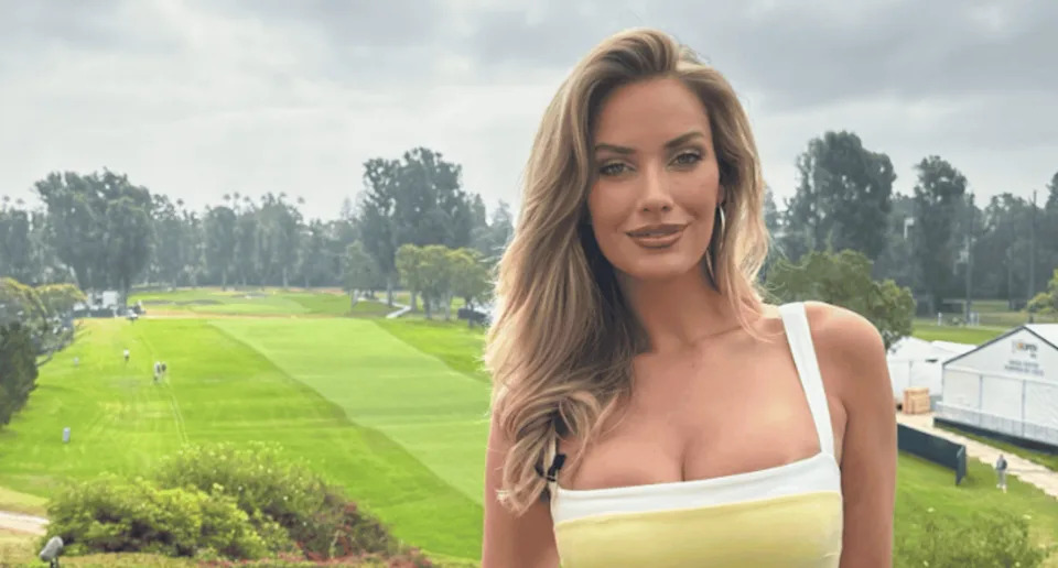Paige Spiranac at Riviera Country Club
