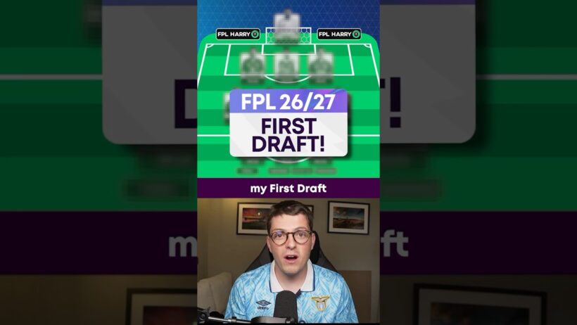 MY FPL FIRST DRAFT! 🤩 HAALAND + BRUNO ✅ GABRIEL ❌  #fpl #fyp #premierleague  #fantasypremierleague