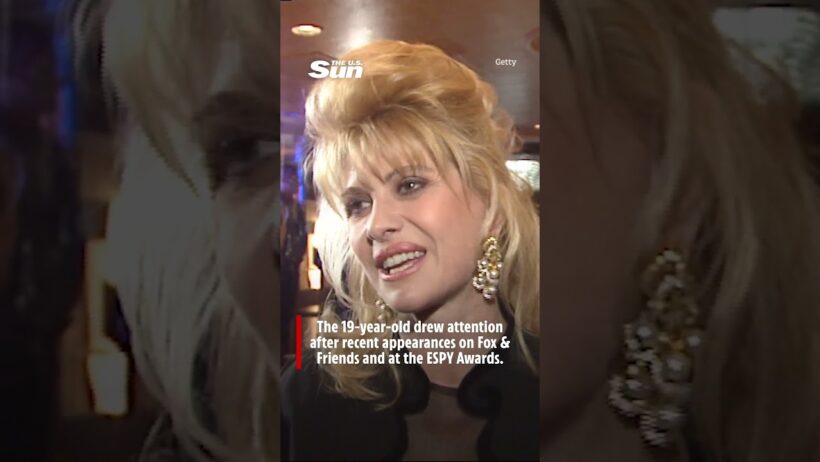 Kai Trump shows striking resemblance to late grandma Ivana  #trump #donaldtrump #whitehouse
