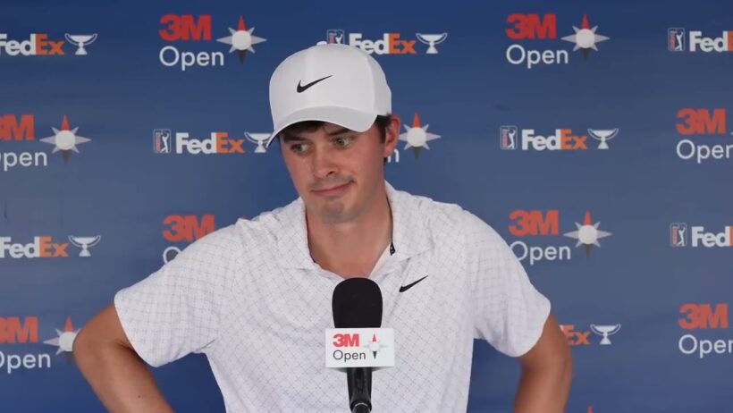 Davis Thompson Birdies 6 of His First 7 in Blistering 3M Open StartTHUMBNAIL6 BIRDIES