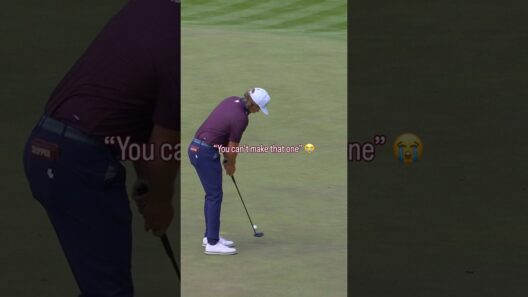 This putt never should’ve gone in 🤯