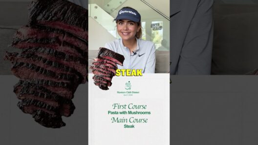 5x World Champion Bella Simões shares what her Masters menu would be if she wins one day 🏆⛳️