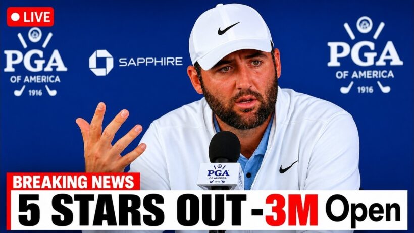 🚨 PGA Tour MELTDOWN 5 BIG Stars Shockingly Withdraw From 3M Open]