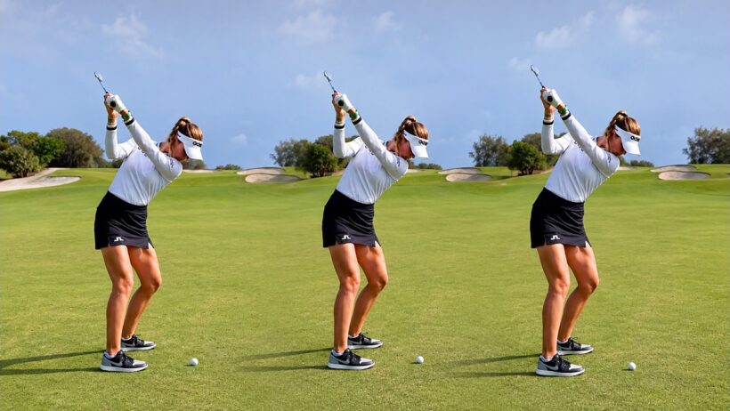 Nelly Korda Golf Swing (Full Speed & Slow Motion)